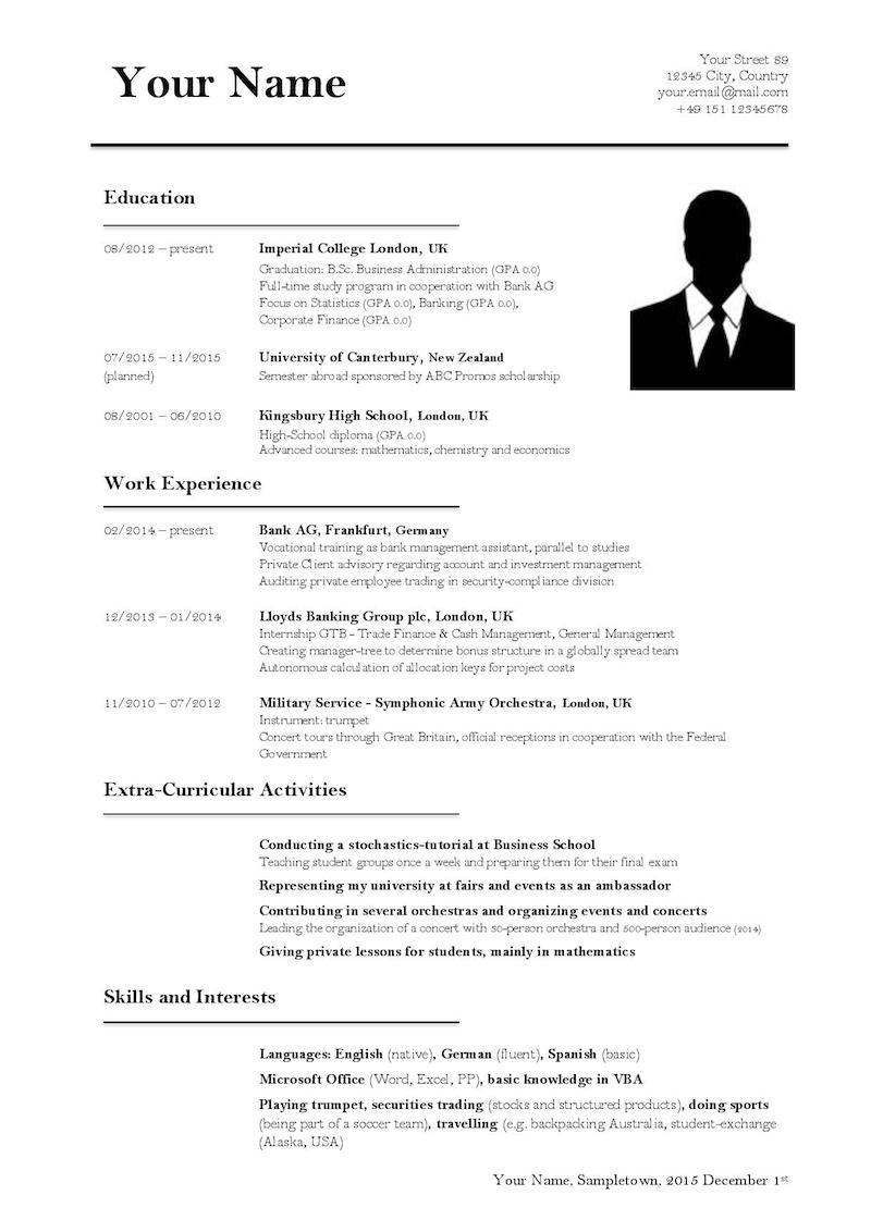 Consulting CV Download your consulting resume template for free