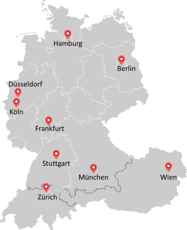 Locations of BCG Platinion in Germany and other countries