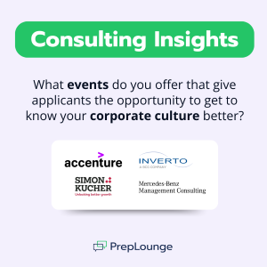 What events do you offer that give applicants the opportunity to get to know your corporate culture better?