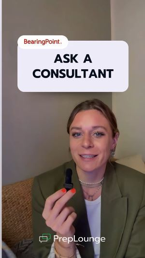 Ask a Consultant BearingPoint Friday