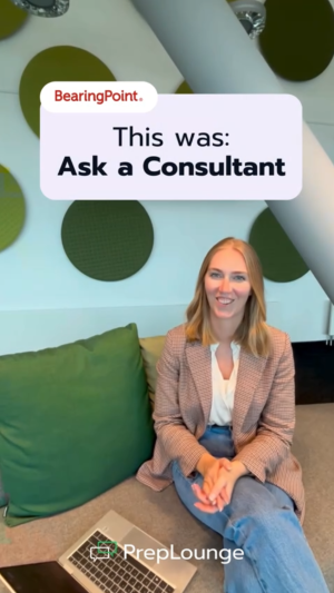 Ask a Consultant BearingPoint Friday 2