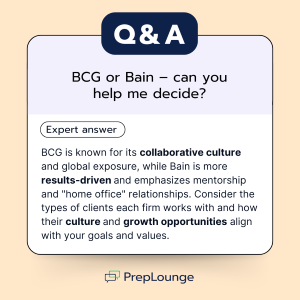 BCG or Bain?