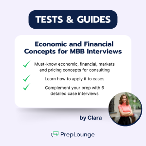 Economic and Financial Concepts for MBB Interviews